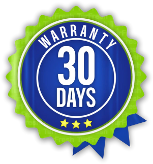 30 Day Service Warranty Guarantee
